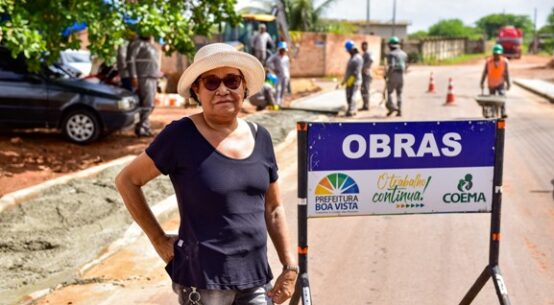 “Minha rua está maravilhosa”, diz moradora do São Bento sobre os serviços de urbanização da prefeitura