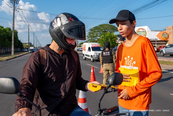 Semana Nacional do Trânsito encerra com blitz educativa e vídeos para sensibilizar a população