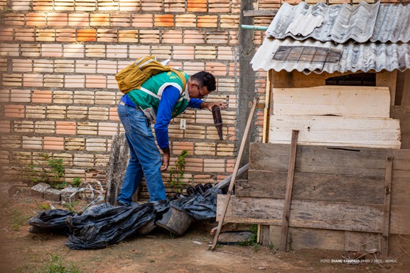 Bairro Pedra Pintada recebe mutirão “Todos Unidos Contra a Dengue”