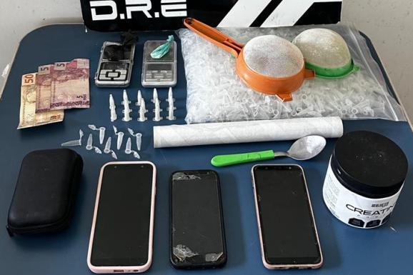 PCRR prende mototaxista por tráfico de drogas na modalidade “disk-entrega”