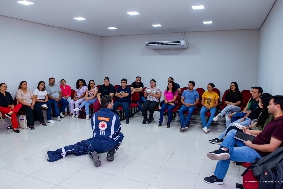 Samu BV: Núcleo de Educação em Urgência inicia capacitações com profissionais do Hospital Universitário