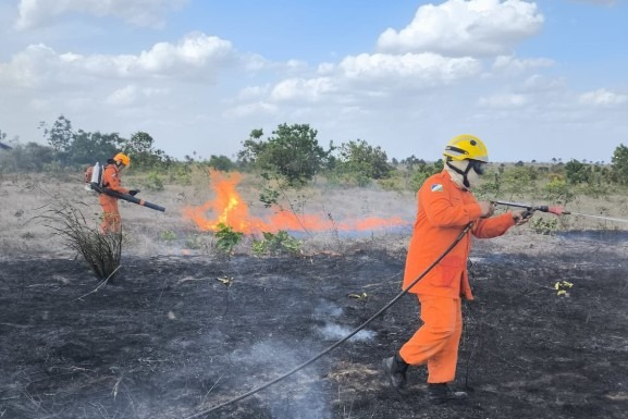 Verão sem Fogo: Corpo de Bombeiros de Roraima reforça monitoramento e ações preventivas contra queimadas desde novembro de 2024