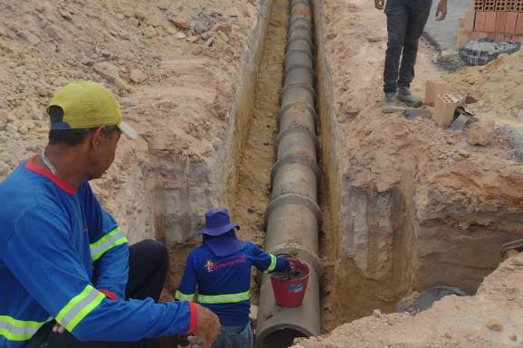 Caer realiza melhorias no sistema de abastecimento de água de Normandia