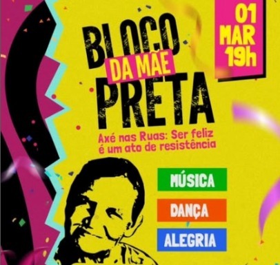 Bloco de Carnaval “Casa da Mãe Preta” homenageia legado de acolhimento e resistência