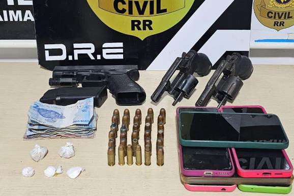 PCRR desarticula grupo armado ligado ao tráfico de drogas no bairro Nova Canaã