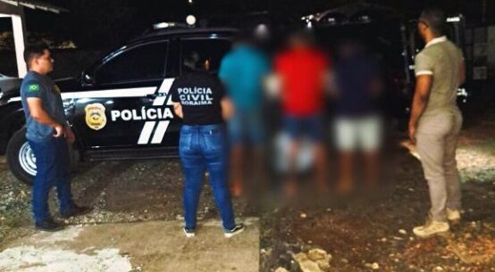 Alto Alegre: três homens são presos em flagrante por tráfico de drogas e adulteração de veículo