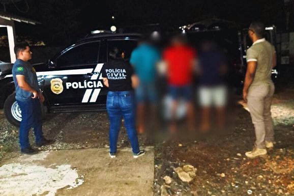 Alto Alegre: três homens são presos em flagrante por tráfico de drogas e adulteração de veículo