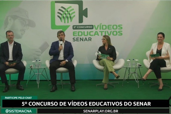 Instrutores do Senar Roraima são premiados no 5º Concurso de Vídeos Educativos