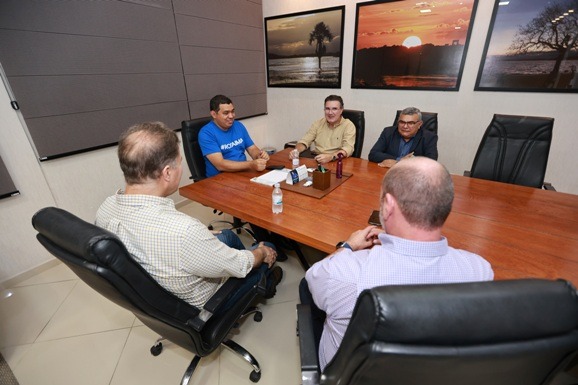 Soldado Sampaio recebe comitiva da Rede Amazônica para tratar de projetos em benefício dos roraimenses