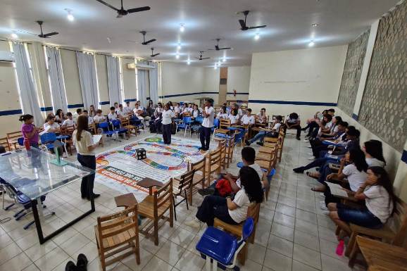 Trilhas da prevenção: projeto sensibiliza alunos da rede estadual sobre escolhas certas para a vida