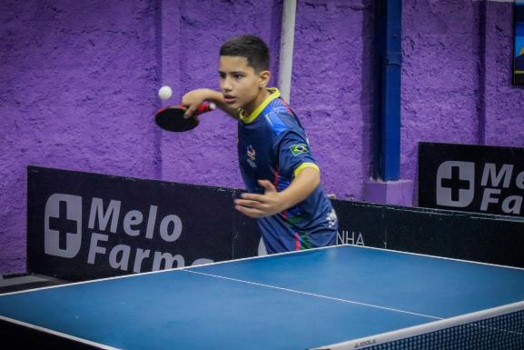 Garoto prodígio: Ythan Diego de apenas 11 anos figura como destaque no Estadual de Tênis de Mesa
