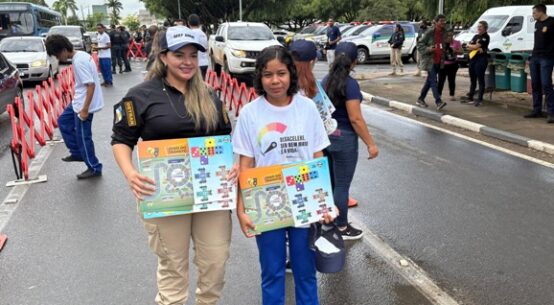 Maio Amarelo: Detran-RR promove ação educativa para alunos de escola do Alto Alegre