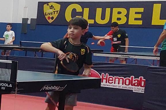 Mesatenista roraimense de apenas 7 anos de idade quer ir à Copa do Brasil