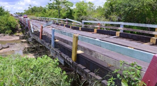 Ponte na RR-203 será interditada para manutenção nesta terça-feira