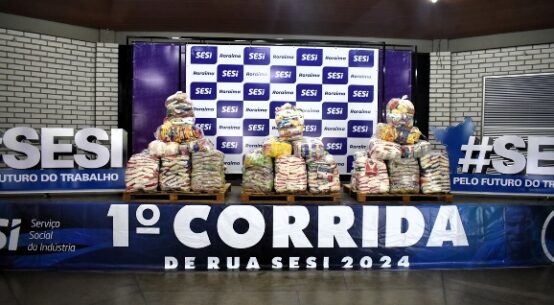 Sesi-RR entrega mais de 2 toneladas de alimentos a instituições sociais nesta terça-feira