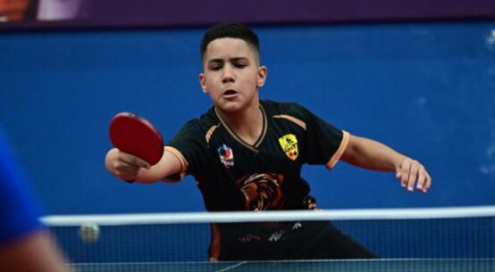 Tênis de mesa: Ythan Diego, de apenas 12 anos, é aposta na Liga Roraimense