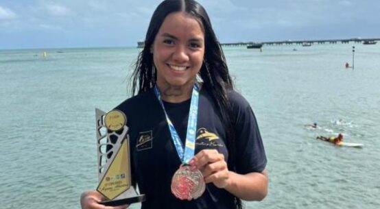 Águas Abertas: Kathleen Manoella embarca para representar o Brasil na Copa Pacífico