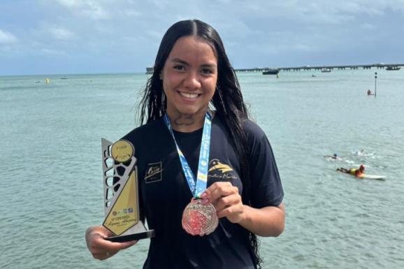 Águas Abertas: Kathleen Manoella embarca para representar o Brasil na Copa Pacífico