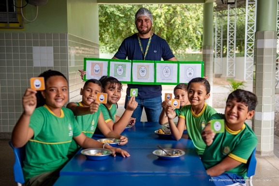 Alunos de Boa Vista participam da escolha de novo prato no cardápio escolar