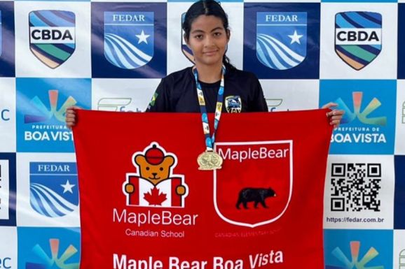 Irmãos Peñaloza do Sinpol-RR quebram três recordes na Copa RR de Natação