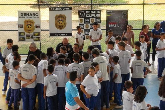 Rorainópolis: Polícia Civil participa de campeonato educativo sobre prevenção ao uso de drogas