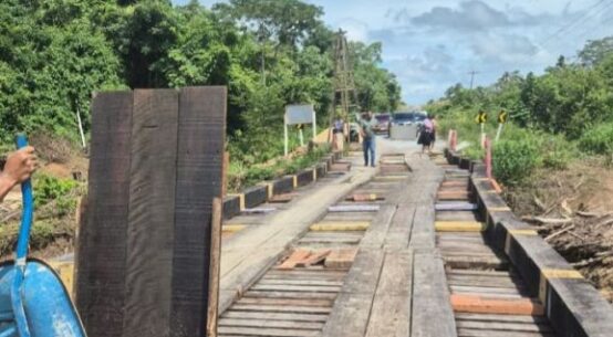 Amajari: ponte sobre o rio Tucumã será interditada para manutenção nesta terça-feira