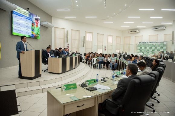 Prestação de Contas: ações da educação de Boa Vista no 1º quadrimestre de 2025 são apresentadas na Câmara Municipal
