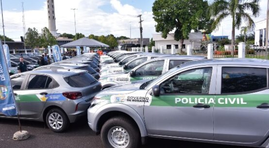 Polícia Civil de Roraima reforça investigações e atuação em campo com 49 novas viaturas entregues pelo Governo