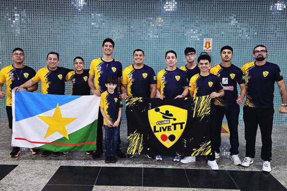 Tênis de Mesa: equipe do Clube Live TT disputa a Copa do Brasil, em Porto Velho-RO