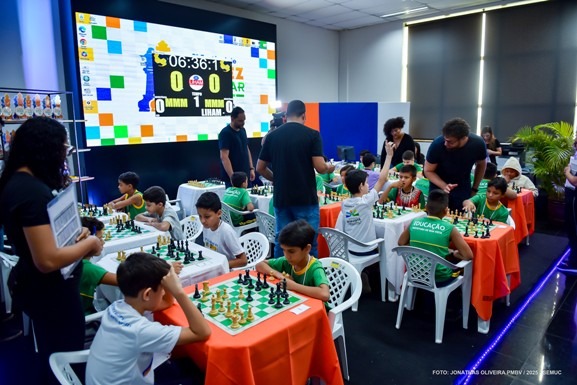 8° Festival de Xadrez Escolar reúne talentos mirins de Boa Vista
