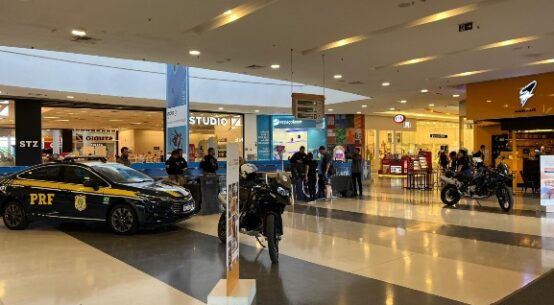 Pátio Roraima Shopping recebe exposição da PRF neste sábado