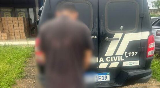Acusado de armazenar pornografia infantojuvenil é preso em flagrante pela PCRR