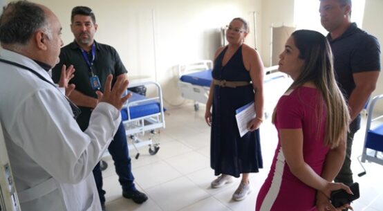 Gabinete Itinerante: equipe técnica da Sesau visita unidades do Sul do Estado