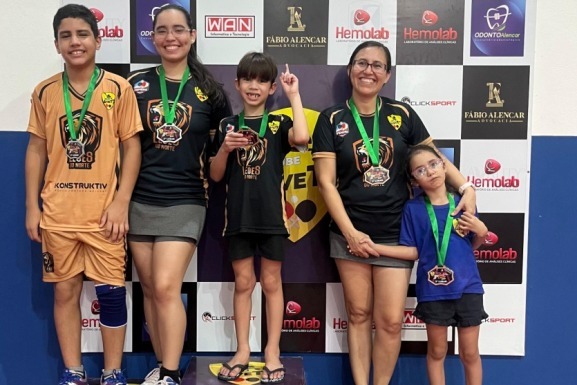 Equipe do Leões do Norte brilha no 3º Open LiveTT e conquista 12 medalhas