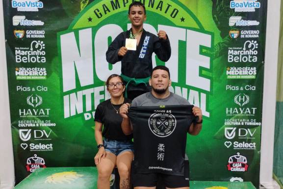 Caçula do jiu-jitsu macuxi, Stronda Top Team fecha Norte Internacional com 18 medalhas