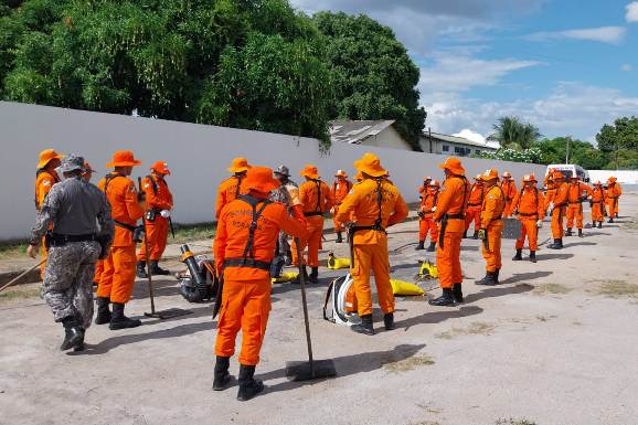 Bombeiros militares de Roraima participam de treinamento nacional de combate a incêndios florestais