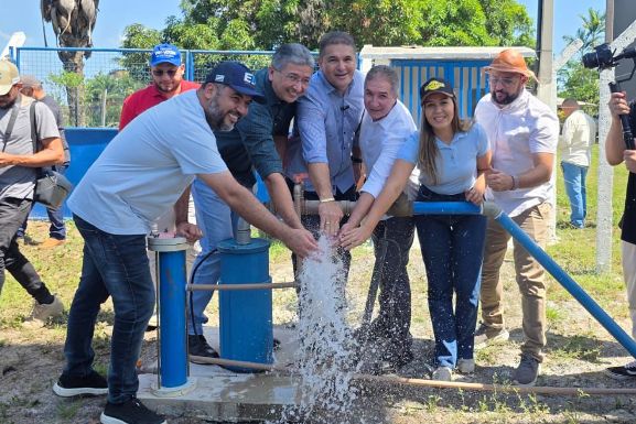 Cantá: Caer inaugura novos poços artesianos nas vilas de Santa Rita, Félix Pinto e São José