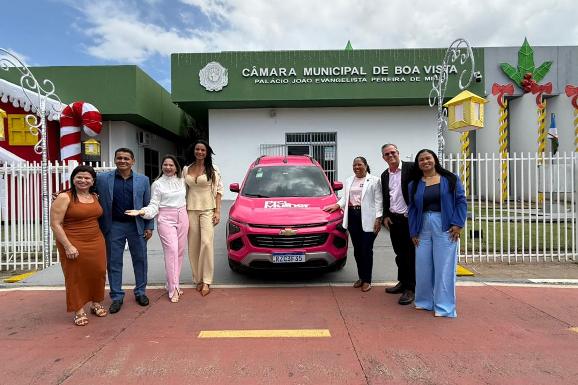 Procuradoria da Mulher recebe veículo para fortalecer ações de proteção e atendimento às mulheres em Boa Vista