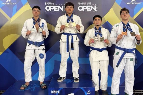 Roraimense Fernando Leal conquista ouro duplo no Brazilian Open de Jiu Jitsu
