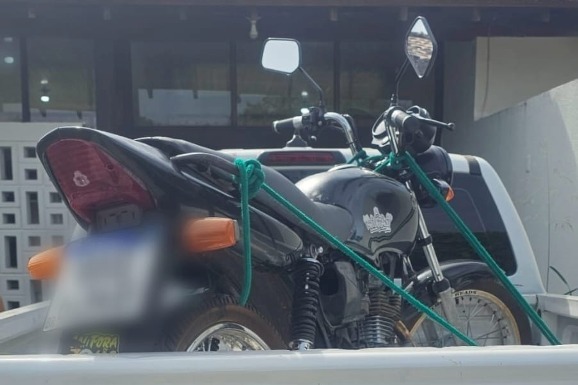 PCRR recupera motocicleta roubada por três homens armados no bairro Buritis