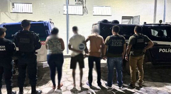 Rorainópolis: três pessoas são presas suspeitas por tráfico de drogas
