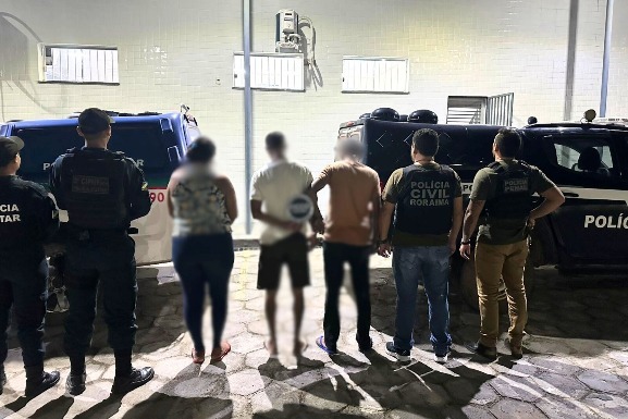Rorainópolis: três pessoas são presas suspeitas por tráfico de drogas