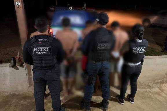 Rorainópolis: quatro integrantes de uma organização criminosa são presos