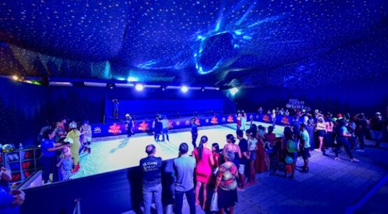 Pista de patinação no gelo é novidade na programação natalina de Boa Vista