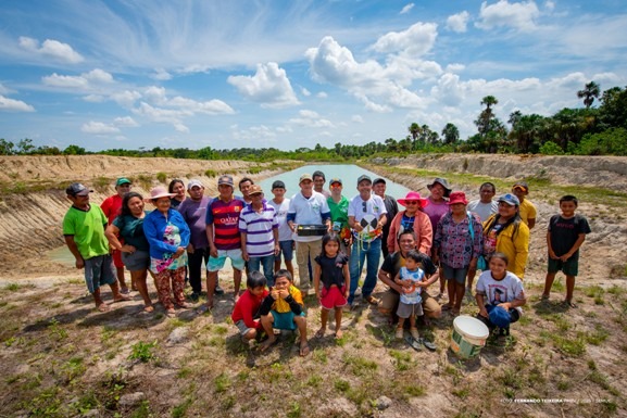 Moro-Morí: comunidade Truaru da Cabeceira recebe alevinos para produção autossustentável