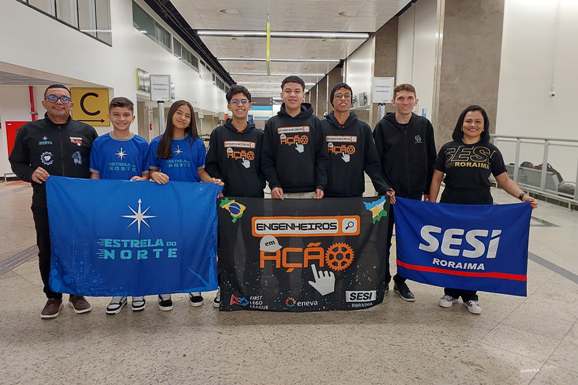 Equipes de robótica do Sesi-RR se destacam na Etapa Nacional da OBR em Vitória-ES
