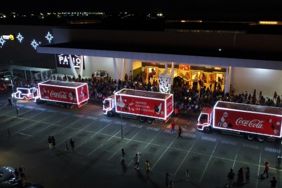 A magia do Natal chega à Roraima com a Caravana da Solar Coca-Cola