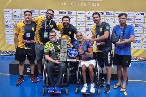 Delegação do Clube Live TT fatura três medalhas de ouro e uma de bronze na Copa Brasil de Tênis de Mesa