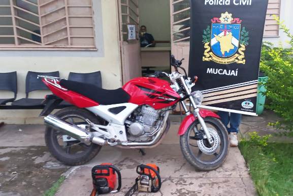 Mucajaí: PCRR recupera motocicleta furtada que seria trocada por droga em Bonfim