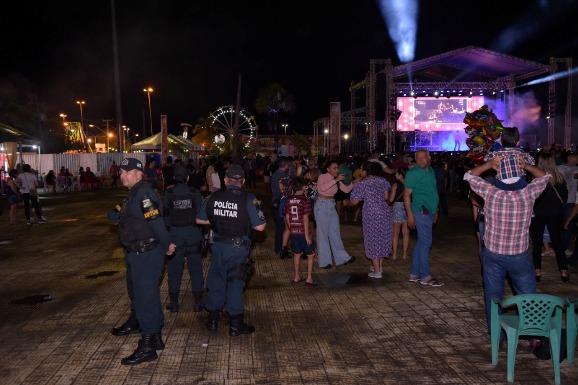 São João no Parque Anauá: Segurança garante tranquilidade à população na primeira noite do Arraial